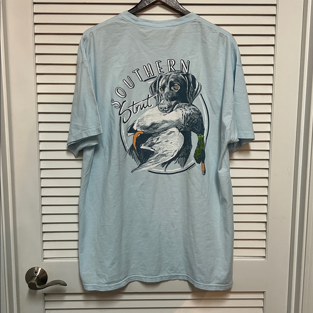 Light Blue Men’s Duck Hunter Short sleeve T Shirt
